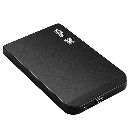 Unita 'Festplatte - TOOGOO(R)Ausserhalb Box Gehaeuse fuer 2,5 "SATA HDD Festplatte Hard Drive USB 3.0 Kompatibel mit Windows 2000 / Windows Me / Windows 98 / XP / Vista / 7/8, Mac OS 9.1 / 10.8. -Schwarz