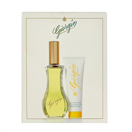 Giorgio Beverly Hills Yellow Eau de Toilette Spray Gift Set 90 ml with Body Moisturizer 50 ml