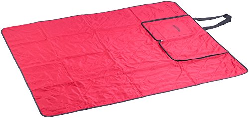 PEARL 3in1-Picknickdecke mit Sitzkissen und Zudecke, waschbar, 150 x 130 cm