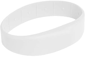 Gelikom 3 Stück RFID Armband SILA09 MIFARE® Classic 1K (Weiß, 62)