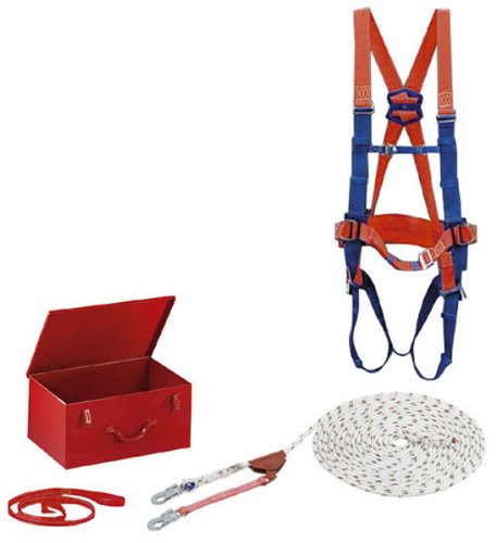 Preisvergleich Produktbild MAS Sicherheitsset 3 - EN363 bestehend aus Auffanggurt