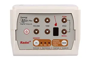 Radel & blueberry Saarang Magic Plus Tanpura Shruti Box (Off-White)