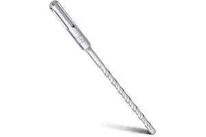 MOXPIFY SDS Plus - Broca para hormigón (6 x 160 mm, 4 cortes de metal duro y doble hélice), para hormigón, piedra, piedra natural