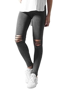 Urban Classics TB1276 Damen Ladies Cutted Knee Leggings