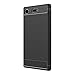 Price comparison product image Sony Xperia XZ1 Compact Case - Ultra Thin Soft TPU Shock Proof Back Cover with Carbon Fiber Design Protective Case for Sony Xperia XZ1 Compact - Black