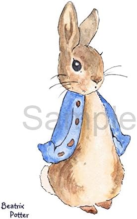 Peter Rabbit Children's Wall Art Nursery Beatrix Potter A4 Print