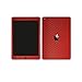 Produktbild Apple iPad 9.7 (2017) Tablet Design Schutzfolie Designfolie Skin Faceplates Schutz Folie Motiv Carbon Rot (Herstellung in Deuschland )