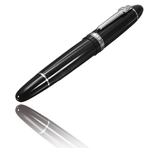TOOGOO(R) „Jinhao 159 “ Schwarz und Silber M Feder Fuellfederhalter Dicke fuer Geschenk Schmuck - 3
