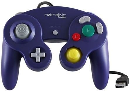 GameCube Classic Controller USB Purple for PC/MAC RetroLink