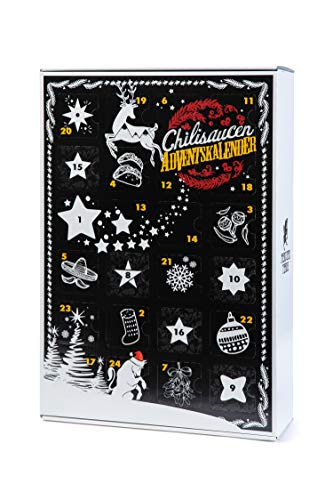 Preisvergleich Produktbild Mexican Tears® - Scharfe Sauce Adventskalender mit 24 unterschiedlichen Chilisaucen, limitierte Auflage [24x12ml Chili Sauce]