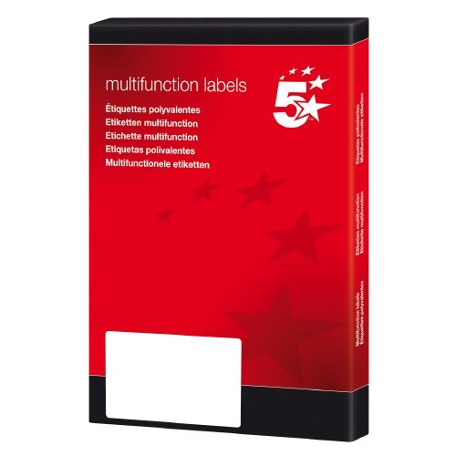 5 Star 903814 - Pack de 100 etiquetas multifunci  n  70 x 37 mm