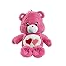 Care Bears Medium with DVD Love-a-Lot Bear Plush Toy