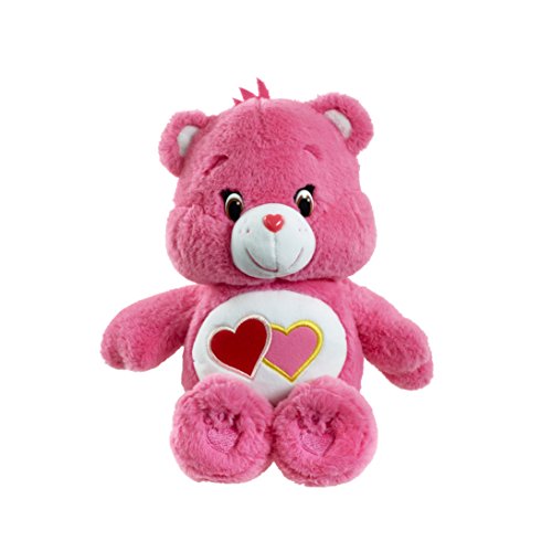 Care Bears Medium with DVD Love-a-Lot Bear Plush Toy