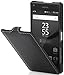 Produktbild StilGut UltraSlim Case, Hülle aus Leder für Sony Xperia Z5 Compact, schwarz