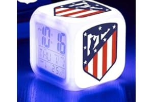 GÉNÉRIQUE Genérico Despertador Club España Liga Regalo Niño Fan Fútbol Football Athletic Club Bilbao Atlético Real Madrid Sociedad (Atlético Madrid)