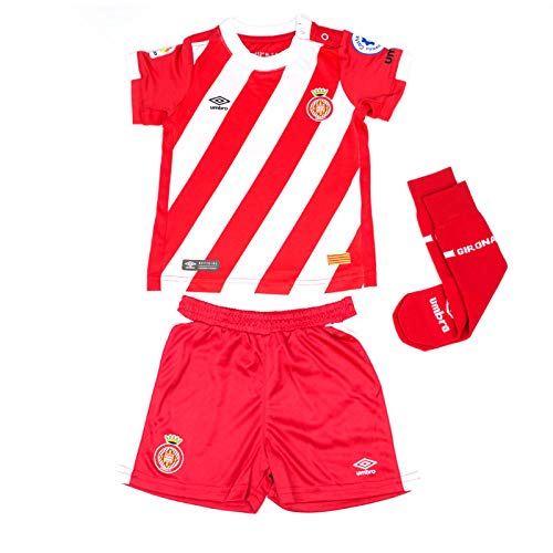 Girona F.C. 90088 Minikit 1ª Equipación, Unisex bebé, Rojo