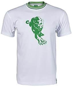 T-shirt ASSE footballeur 1980 - Taille M - Disponible sur T-shirt ASSE footballeur 1980 - Taille M - Disponible sur