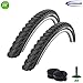 Produktbild Schwalbe 2 x Marathon Fahrradreifen GT-365 Reflex Pannenschutz 40-622 + 2 Schläuche AV19