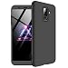 Produktbild Samsung Galaxy A6 Plus 2018 Hülle, Ultra Dünn 3 in 1 Abnehmbare Anti-Kratzer Hart PC Handyhülle, 360° Full Body Stoßfest Schutzhülle für Samsung Galaxy A6 Plus 2018 (Schwarz)