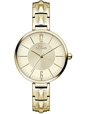 s.Oliver Damen-Armbanduhr Analog Quarz Edelstahl SO-3089-MQ
