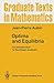 Optima and Equilibria. An Introduction to Nonlinear Analysis (Graduate Texts in Mathematics Vol. 140) (Graduate Texts in Mathematics (140)) by Jean-Pierre Aubin