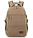 Produktbild Onyorhan Schulrucksack Canvas Rucksack Reiserucksack Schulranzen Casual Daypack Uni Schultaschen für Herren Jungen passt 15 Zoll Laptop (80831khaki)