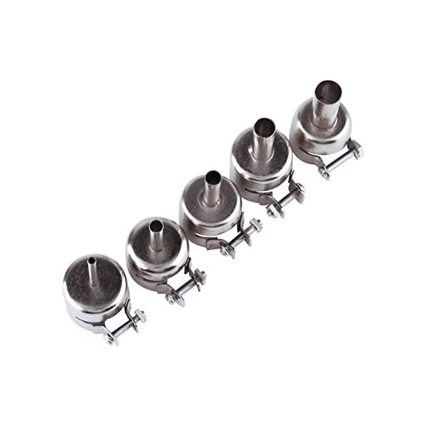 SODIAL 5 PCS Heissluftpistole Duese Universalpistole Duese fuer 850 852D 898 858 Loetstation Attachments