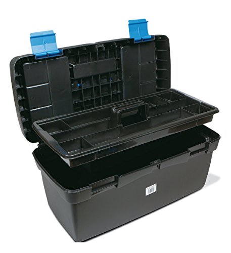 Tayg Werkzeugkoffer Basic 16 Zoll, 400 x 217 x 166 mm, schwarz / blau, 112553 - 3