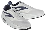 Fitness Step Casual Training - Zapatillas tonificadoras para hombre, color gris / azul, talla 42
