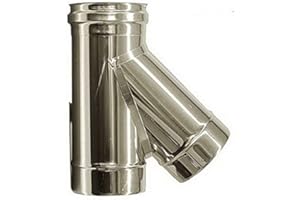 MBM conexión T 135 ° combustión DN tubo de acero inoxidable 200 316 INOX