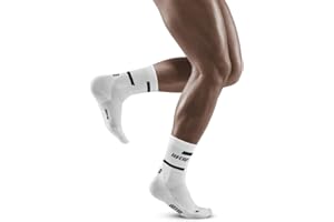 CEP - THE RUN COMPRESSION SOCKS MID CUT für Herren | Mittellange Laufsocken mit Kompression | Regenerierende Kompressionsstrümpfe für Männer