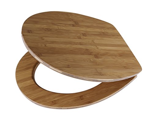 DIAQUA WC-Sitz Lyon Slow-Motion, Dark Bamboo, 42 - 47 x 37,8 cm, braun, 32137597