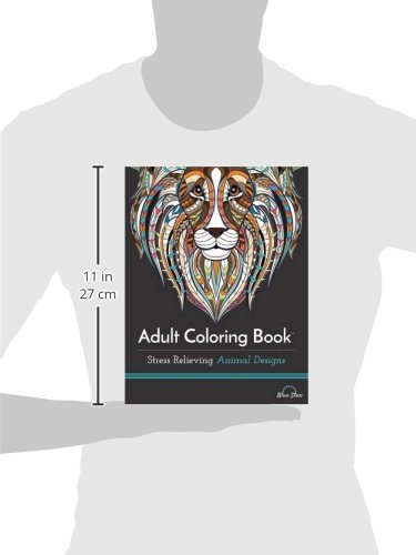 Adult Coloring Book: Stress Relieving Animal Designs