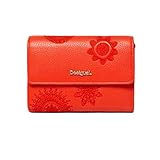  Desigual Accessoire Mone Dark Amber Alba Börse mit Druckknopf14 cm Carmin