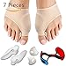 Produktbild LouiseEvel215 7 Teile/Satz Bunion Sleeves Hallux Valgus Corrector Alignment Toe Separator Mittelfußschiene Orthesen Schmerzlinderung Fußpflege Werkzeug