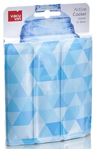 Vacu vin 3854860 Aktiv Flaschenkühler Diamant 0.3 -0.5 l, blau - 3
