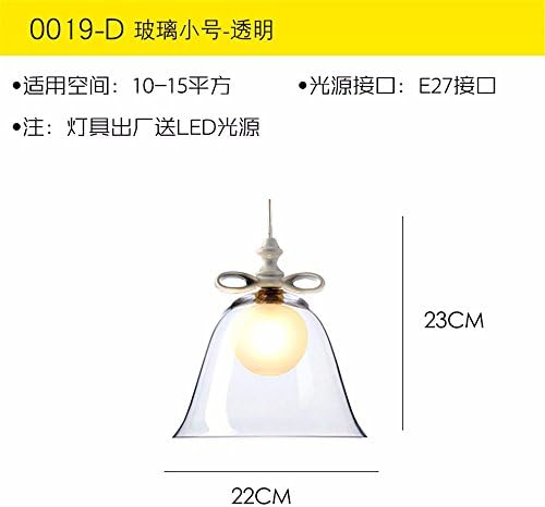 Xky929 Nordic Led Moderni Retrò Soggiorno Camera Da Letto Camera Dei Bambini Dining Bar Lampadario Testa Singola Trasparente Alla Luce Lampadario In Vetro