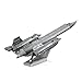 Produktbild Metal Earth - Fascinations, SR-71 BLACKBIRD 3d Metall puzzle, Konstruktionsspielzeug, Lasergeschnittenes Modell