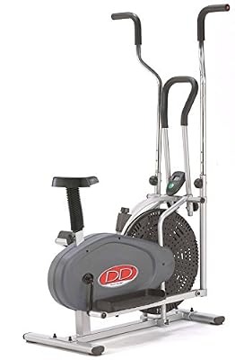 DAVID DOUILLET E02_2+1 Orbit Gym 2 en 1 Vélo d'appartement Gris