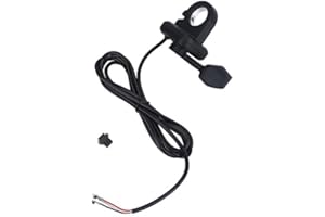 YOSOO HEALTH GEAR Yosoo Accélérateur de Pouce Ebike Gauche Droite, Commande de Vitesse d'accélérateur en Plastique Noir avec Support de Fil pour Scooter de vélo électrique e-Bike