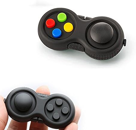 Gzmy Pressure relief handle adults and children to release the toy puzzle game rocker key chain key chainDecompression toys (color random)
