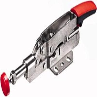 Bessey STC-IHH25SB STC-IHH Pince à bascule plaque de base horizontale, Gris/Rouge, 35mm
