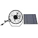 Produktbild Alomejor USB Lüfter 2.5W Solarpanel Angetriebener Mini Lüfter für Home Office