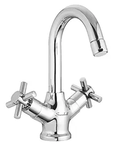 Snowbell Besin Mixer Corsa Brass Chrome Plated