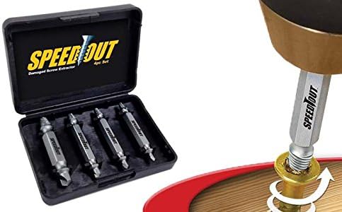 4-Piece Damaged Screw Extractor Set