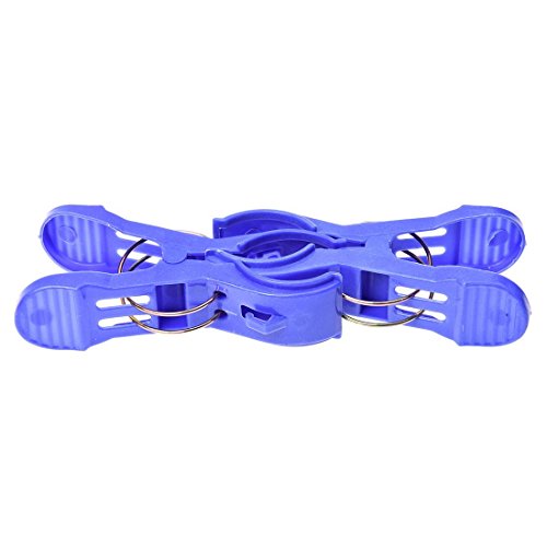 Strandtuch Clips – SODIAL(R)Helle Farbe 8 PC Strandtuch Clips Waescheklammern Klammern Halten Sie Ihr Handtuch Aus Verwehen - 3