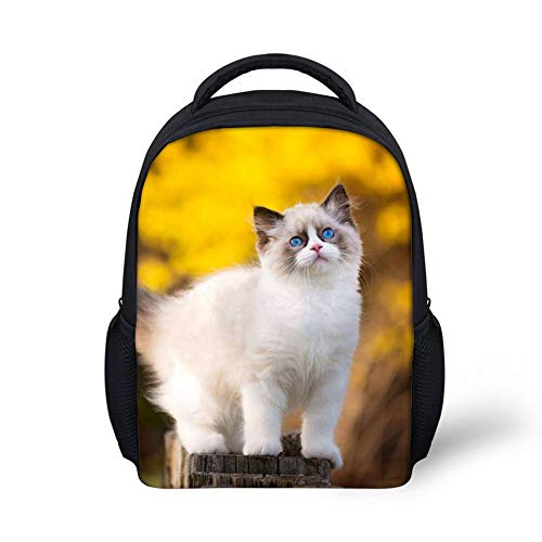 Preisvergleich Produktbild Katzenrucksack für Kleinkinder 12 Zoll personalisierte süße kleine Umhängetasche (Color : -, Size : -)