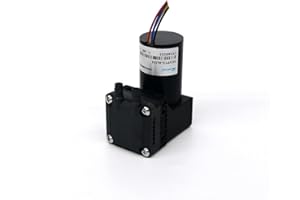 K KAMOER Kamoer HLVP15 Small Diaphragm Pump 12V Brushless Motor High Precision long life air Pump high Flow Vacuum Pump 16L/min (Type A（single head）)