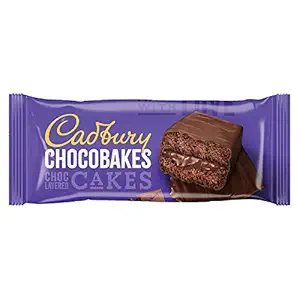 Cadbury Chocobakes Choc Filled Cakes, 21 g