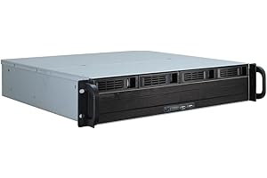 Inter-Tech Case IPC Storage 2U-2404S 40 cm Negro/Plateado